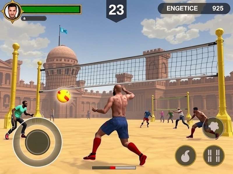 Sacred City Volley Ace Gameplay Screenshot